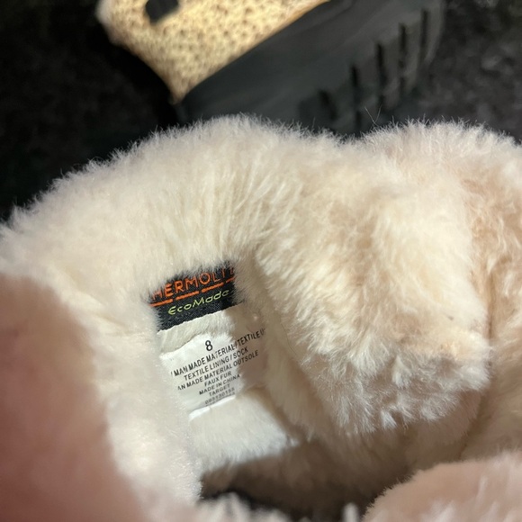 Toddler Cat & Jack Leopard Print Kids Winter Boots - Picture 2 of 6